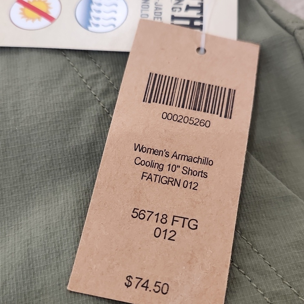 Duluth AMACHILO 10" Shorts,light Olive Womens 12 - Picture 7 of 7